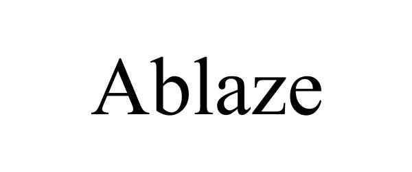 Trademark Logo ABLAZE