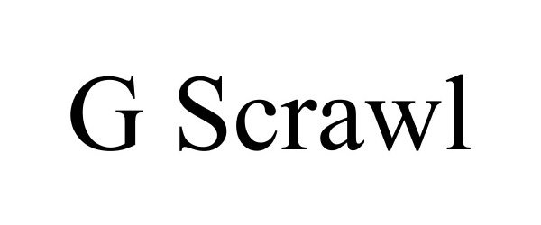 Trademark Logo G SCRAWL