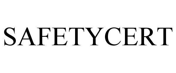 Trademark Logo SAFETYCERT