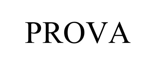 Trademark Logo PROVA