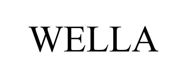 Trademark Logo WELLA