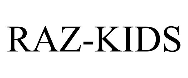 Trademark Logo RAZ-KIDS