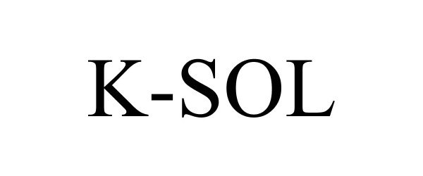 Trademark Logo K-SOL