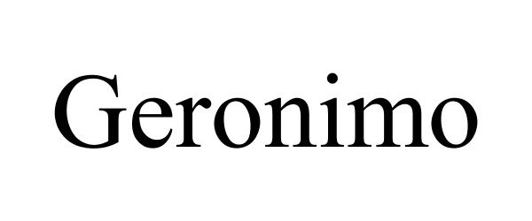 Trademark Logo GERONIMO