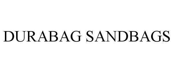 Trademark Logo DURABAG SANDBAGS