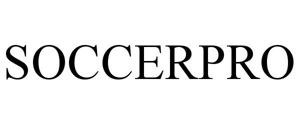 Trademark Logo SOCCERPRO