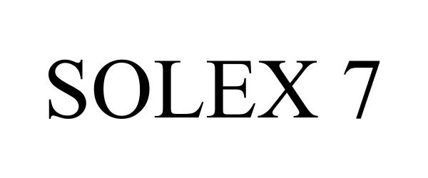 Trademark Logo SOLEX 7