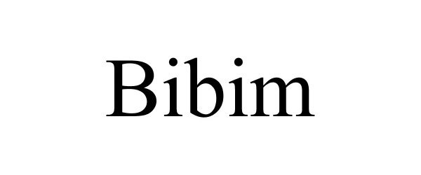 Trademark Logo BIBIM