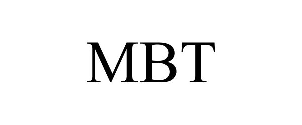 Trademark Logo MBT