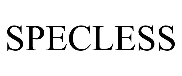 Trademark Logo SPECLESS