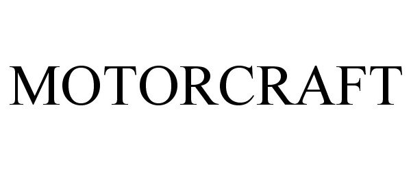 Trademark Logo MOTORCRAFT