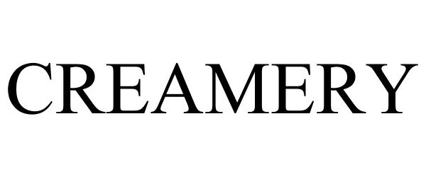 Trademark Logo CREAMERY