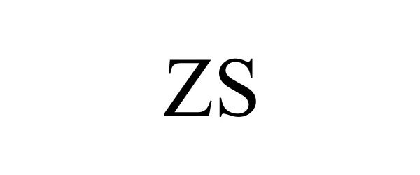 Trademark Logo ZS