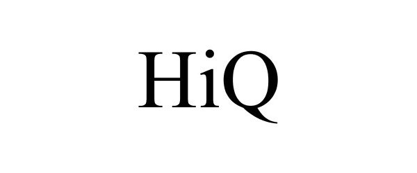 Trademark Logo HIQ