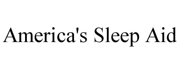 Trademark Logo AMERICA'S SLEEP AID