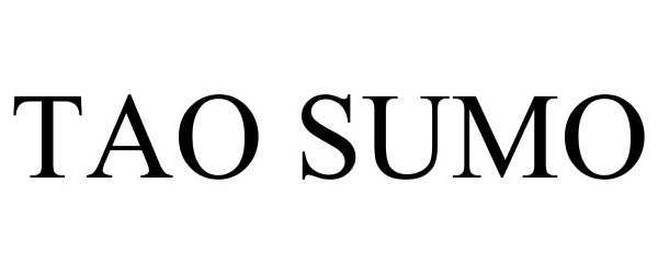 Trademark Logo TAO SUMO
