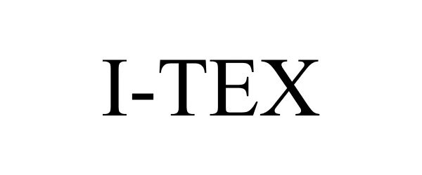 Trademark Logo I-TEX