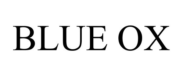 Trademark Logo BLUE OX