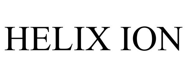 Trademark Logo HELIX ION