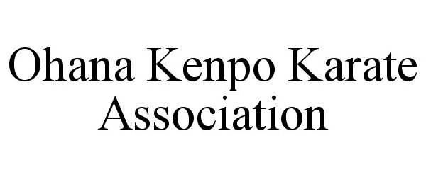  OHANA KENPO KARATE ASSOCIATION