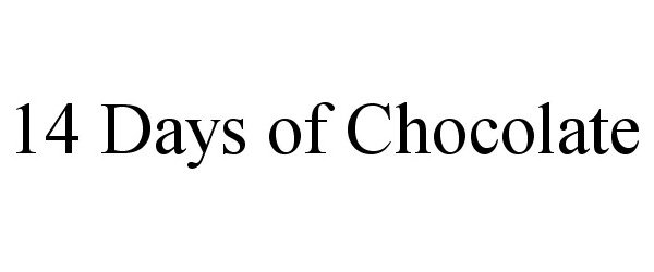 14 DAYS OF CHOCOLATE