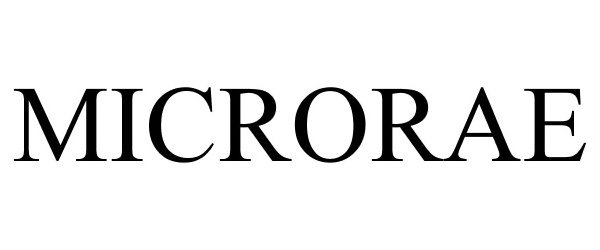 Trademark Logo MICRORAE