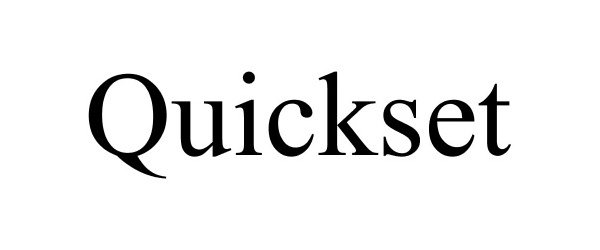Trademark Logo QUICKSET