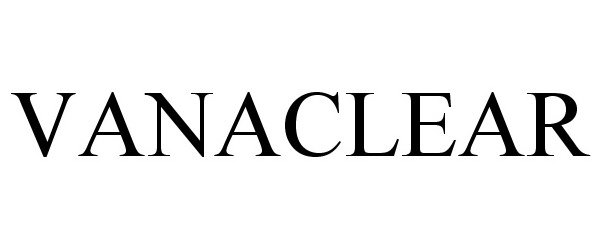 Trademark Logo VANACLEAR