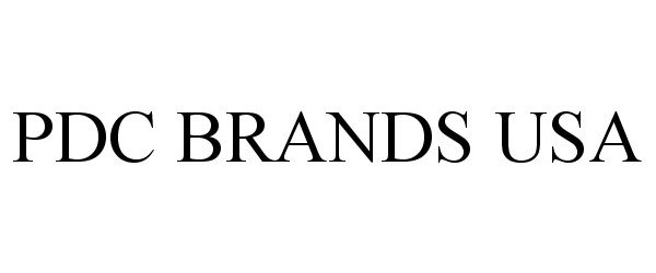 Trademark Logo PDC BRANDS USA