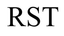 Trademark Logo RST
