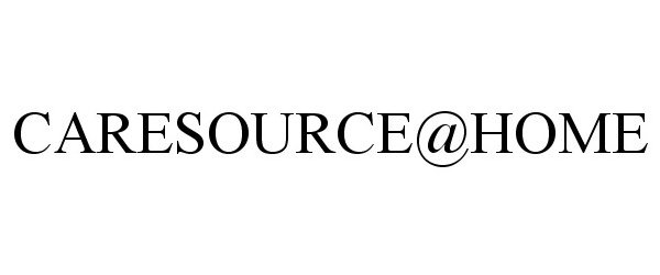 Trademark Logo CARESOURCE@HOME