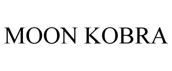Trademark Logo MOON KOBRA
