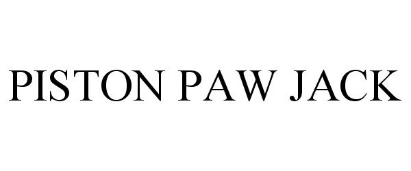Trademark Logo PISTON PAW JACK
