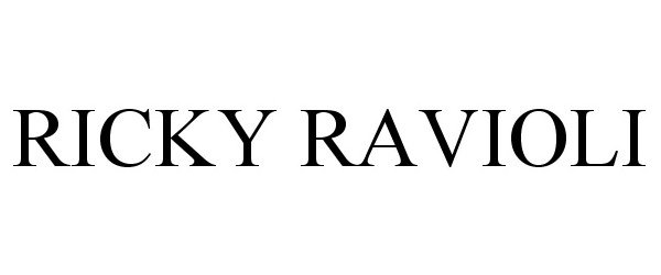 Trademark Logo RICKY RAVIOLI