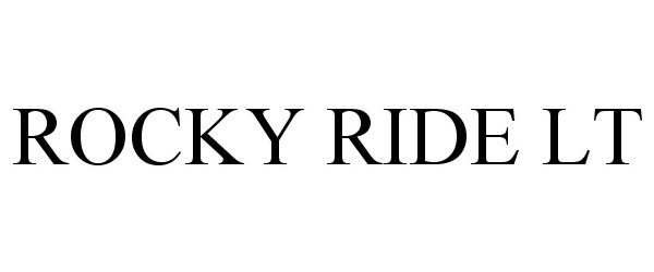 Trademark Logo ROCKY RIDE LT
