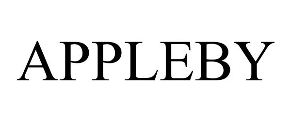 Trademark Logo APPLEBY