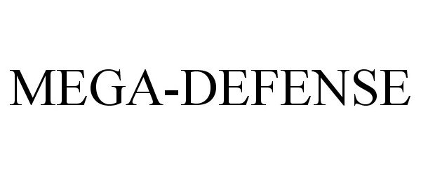 Trademark Logo MEGA-DEFENSE