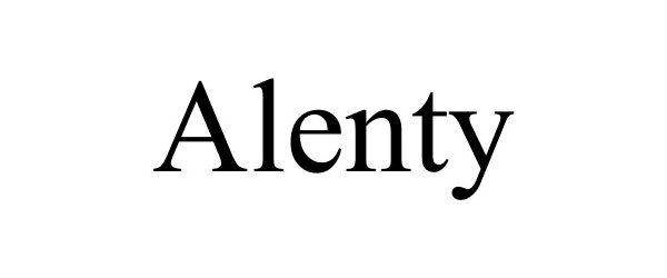 Trademark Logo ALENTY