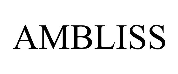 Trademark Logo AMBLISS