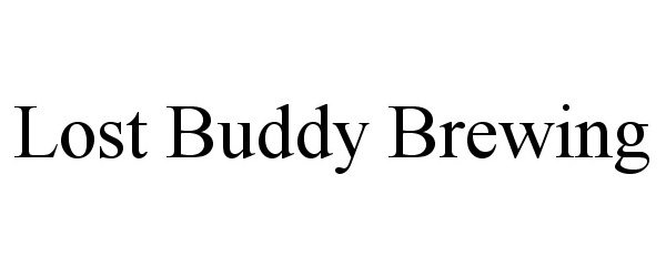 Trademark Logo LOST BUDDY BREWING