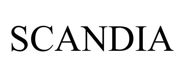 Trademark Logo SCANDIA