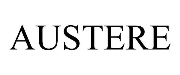 Trademark Logo AUSTERE