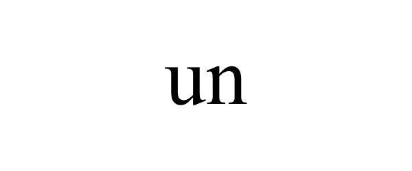 Trademark Logo UN