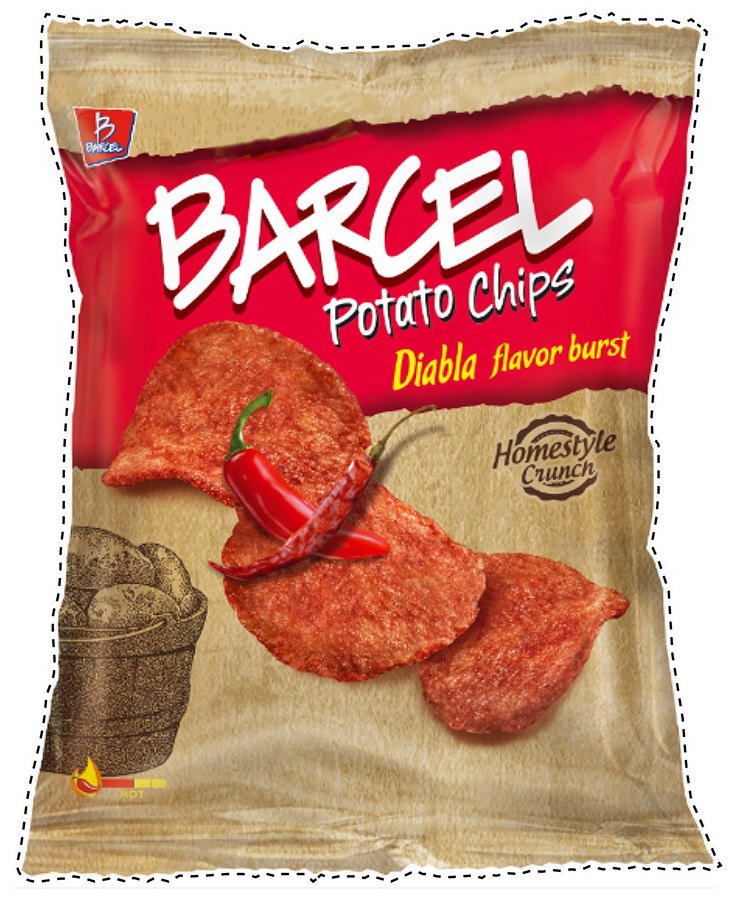  B BARCEL BARCEL POTATO CHIPS DIABLA FLAVOR BURST HOMESTYLE CRUNCH