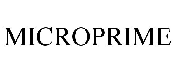 Trademark Logo MICROPRIME