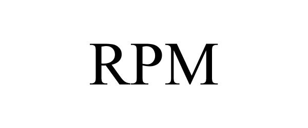Trademark Logo RPM