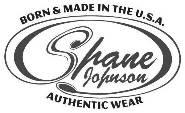  SHANE JOHNSON BORN &amp; MADE IN THE USA AUTHENTIC WEAR