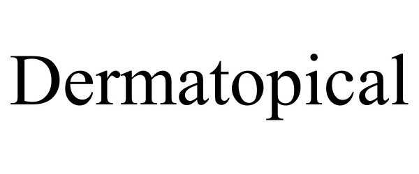 Trademark Logo DERMATOPICAL