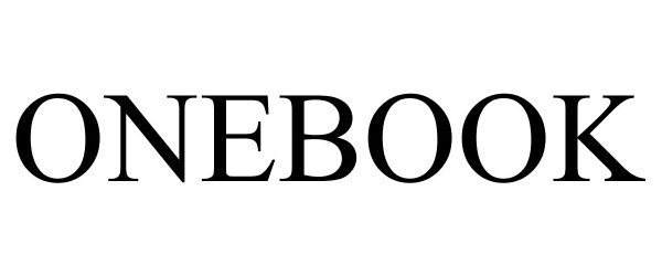 Trademark Logo ONEBOOK