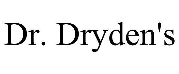  DR. DRYDEN'S